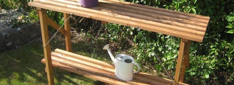Winter Greenhouse Staging and Outdoor Storage Solutions